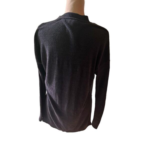 Barefoot Dreams Cozychic Ultralite Navy Gray Open Front Cardigan, size XS - Picture 5 of 5